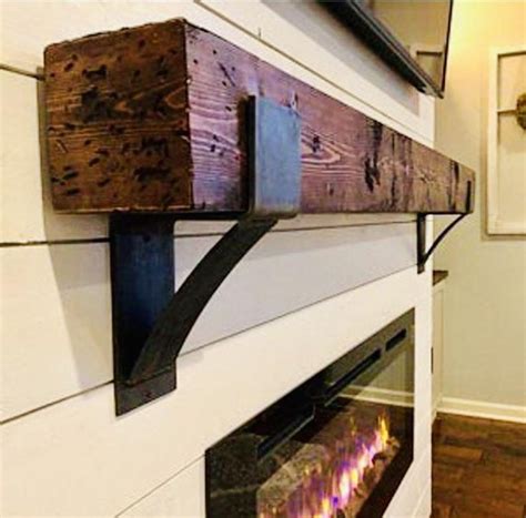 metal mantel brackets|rustic fireplace mantel brackets.